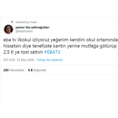 Uzaktan eğitime başlandı... Sosyal medya çalkalandı!