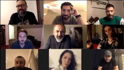 Çukur oyuncuları "Çukur Evde" ile hayranlarıyla buluştu