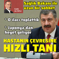 Sağlık Bakanı ile uzun bir sohbet
