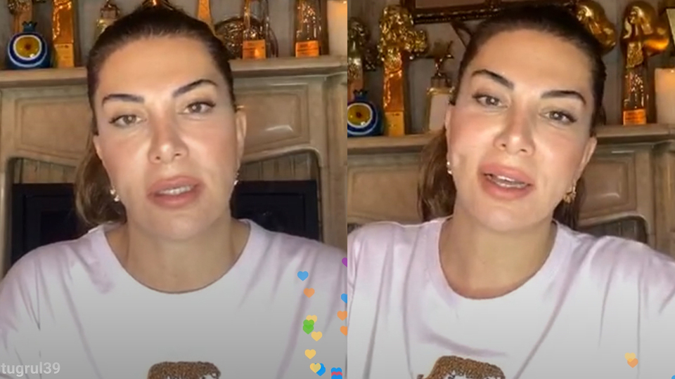 Ebru Yaşar Instagram'dan canlı yayın yaptı