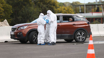 Koronavirüs ihbarı yapılan araç durduruldu