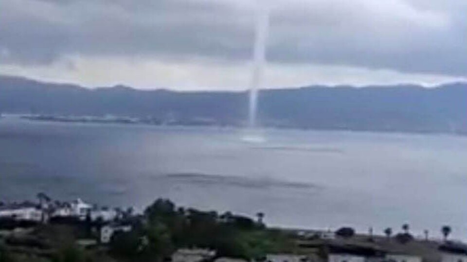 Bir anda çıktı! Bodrum'da hortum paniği!