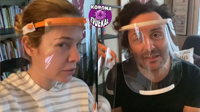 Ünlü çiftten sağlık çalışanlarına destek