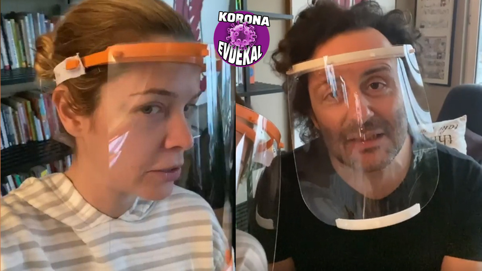 Ünlü çiftten sağlık çalışanlarına destek