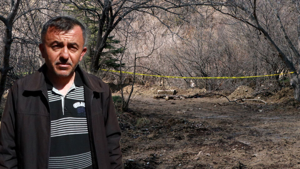 Tarlasını sürerken sabanına takıldı... Korumaya alındı