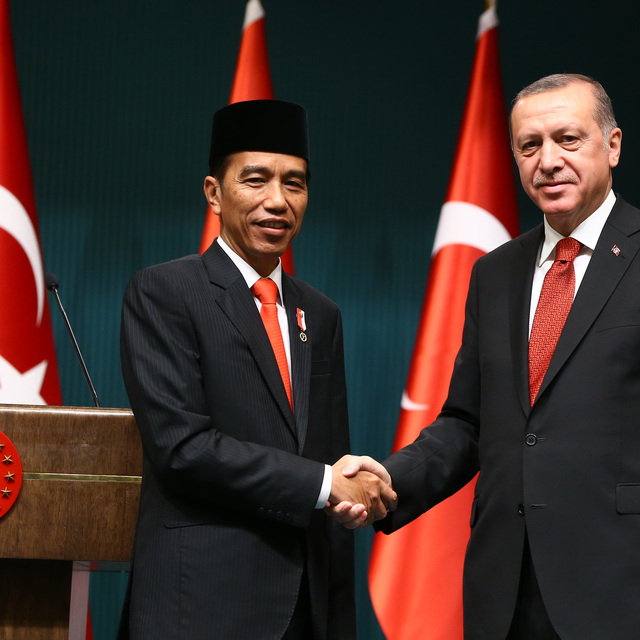 Cumhurbaşkanı Erdoğan Endonezyalı mevkidaşıyla görüştü