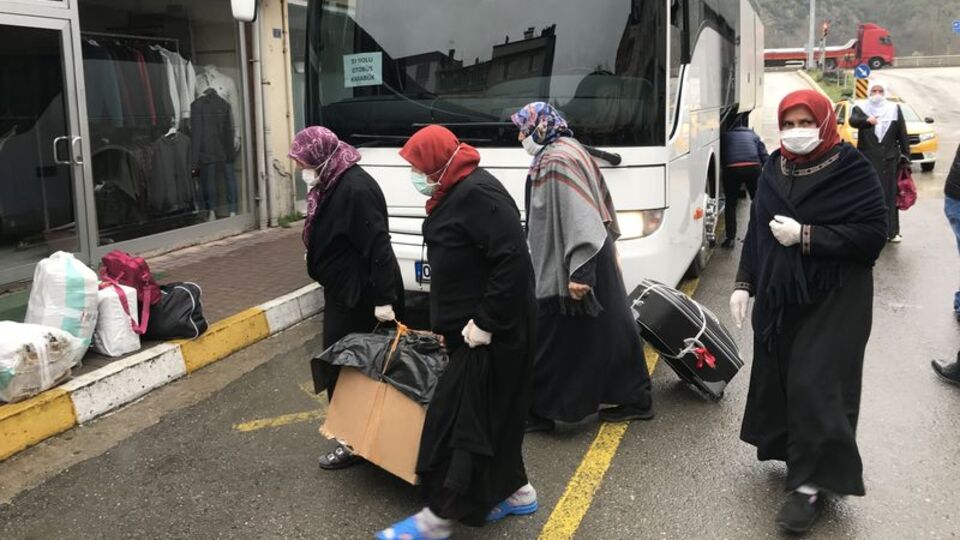Ankara'da karantina süresini dolduran 2 bin 25 kişi tahliye edildi