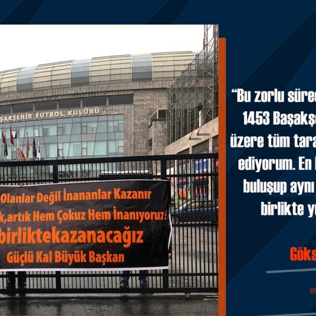 Göksel Gümüşdağ'dan taraftara teşekkür