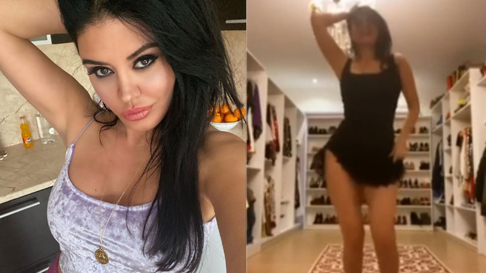 Ebru'dan karantina dansı