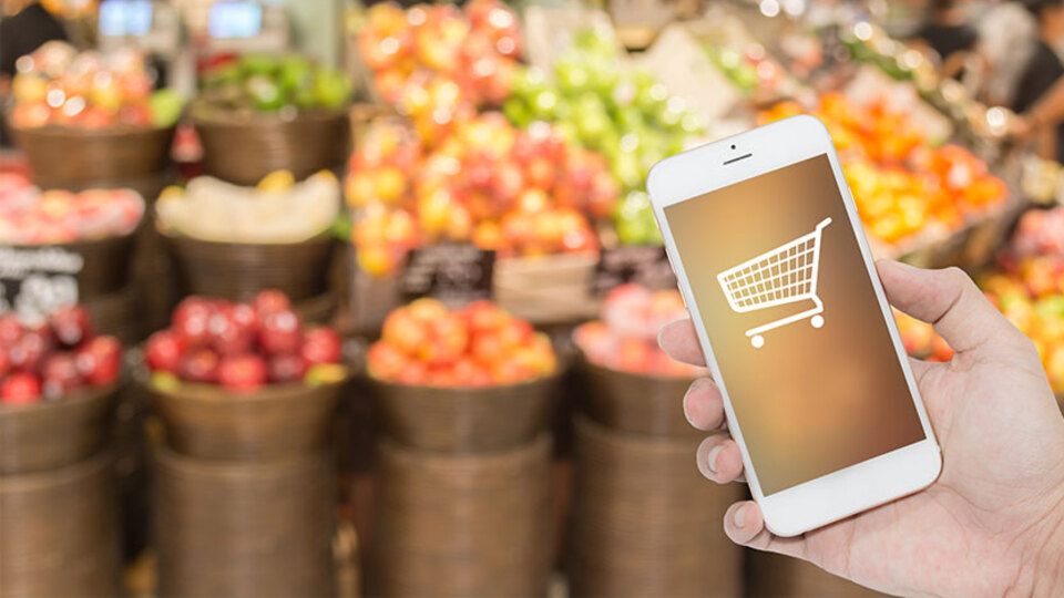 Sepeti 'online' doldurduk