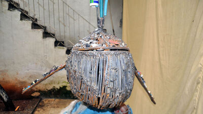 Hurda atıklardan bakın ne yaptı...