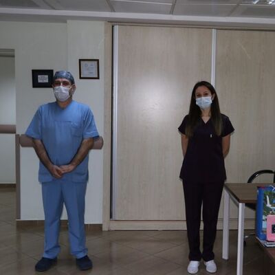 'Korona'yı yendiler! Göreve döndüler!