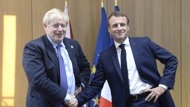 Macron'dan Johnson'a destek mesajı!