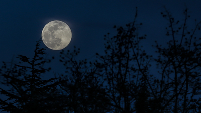 Başkent'te 'Süper ay' manzarası!