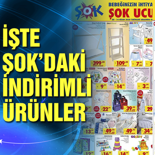 ŞOK katalogda indirimli ne var?