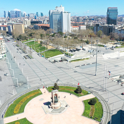 İstanbul 'Evdekal'dı!