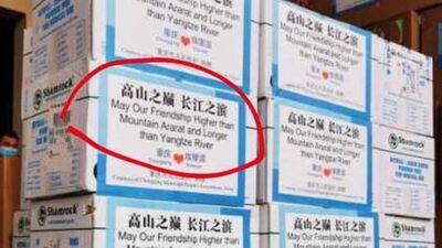 Çin'den Ermenistan'a gönderilen kolilerde skandal Ağrı Dağı mesajı!