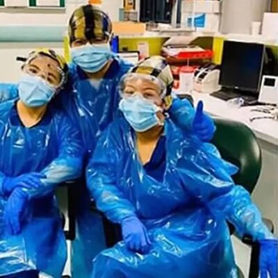 Çöp torbasıyla korunmaya çalışan hemşireler koronavirüse yakalandı