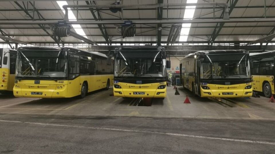 İstanbul'da sağlıkçılara 150 otobüs