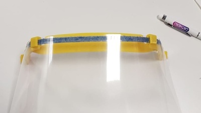 3 boyutlu yazıcıdan maske üretiyor