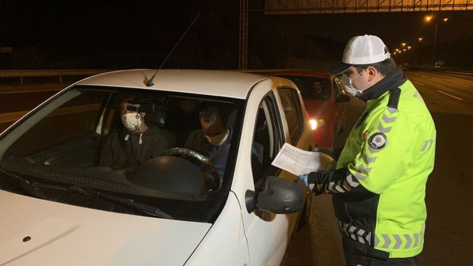 Sokağa çıkma yasağı denetimleri sürüyor