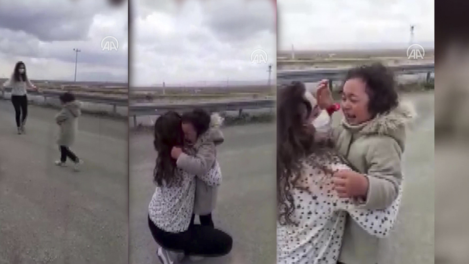 Yürek yakan buluşma anı!