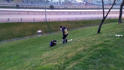 Kahvaltısı kana bulandı!