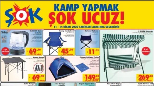 ŞOK 14 Nisan indirimli ürünler satışta