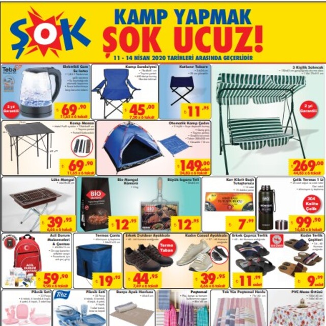 ŞOK 14 Nisan indirimli ürünler satışta
