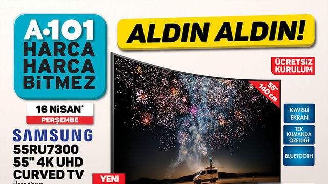 A101 16 Nisan indirimli ürünler satışa çıkıyor