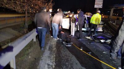 Feci kaza: 2'si ağır 3 yaralı