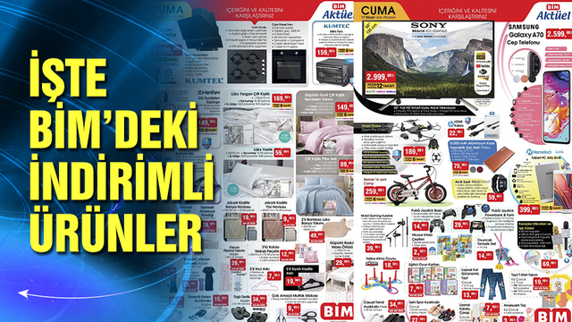 İşte indirimli BİM katalog ürünleri