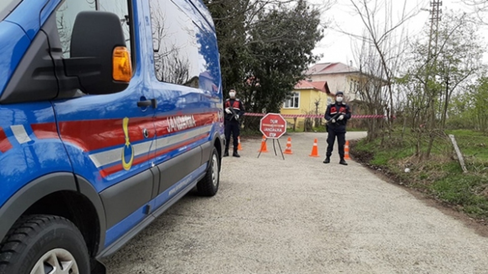 Ordu'da iki bina karantinaya alındı