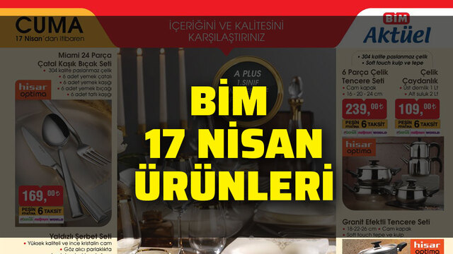 BİM 17 Nisan 2020 katalog!