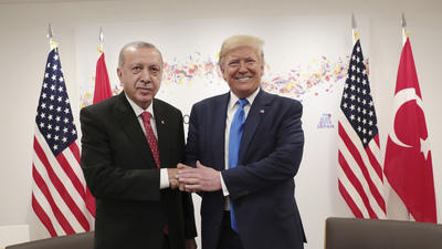 Cumhurbaşkanı Erdoğan, Trump ile görüştü!