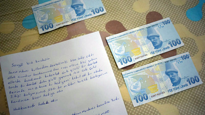 Karantinadan çıkarken öğrencilere harçlık bıraktılar