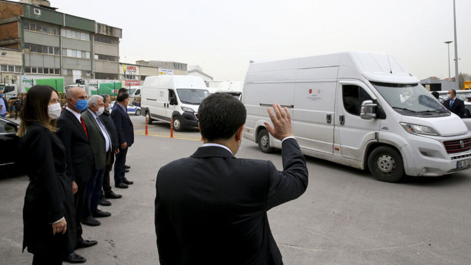 Ankara'da 80 bin gıda kolisi yola çıktı