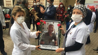 Koronavirüsten ölen Dr. Yavuz Kalaycı'ya veda!
