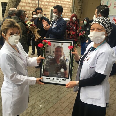 Koronavirüsten ölen Dr. Yavuz Kalaycı'ya veda!