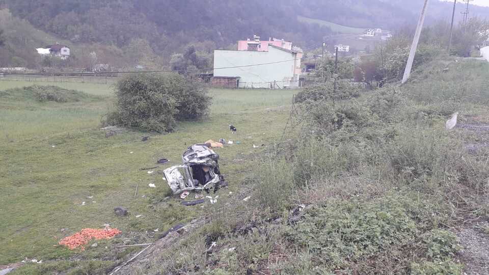 Samsun'da korkunç kaza: 1 ölü!