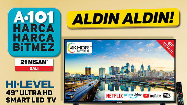 A101 23 Nisan indirimli ürünler satışa çıkıyor