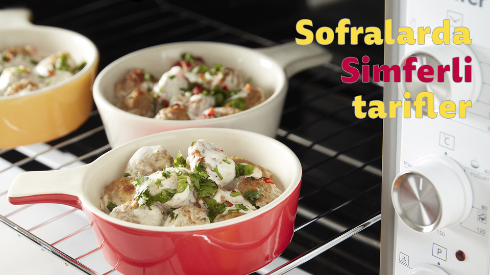 Fırında Kremalı Misket Köfte