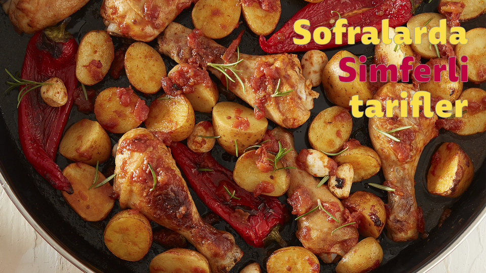 Fırında Patatesli Tavuk Baget