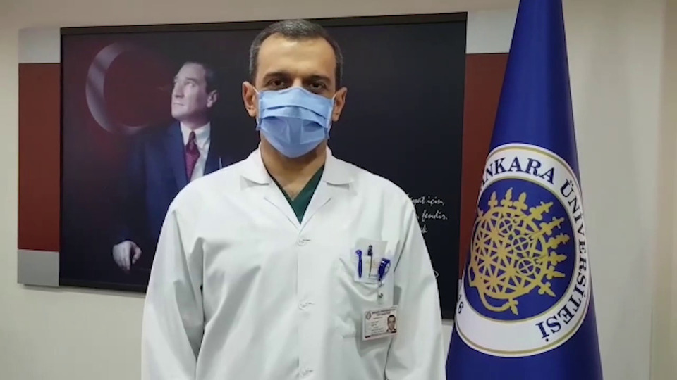 Göremediği çocuklarına duygu dolu bayram mesajı