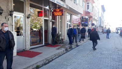 Kısıtlamaya rağmen pes dedirten görüntü!