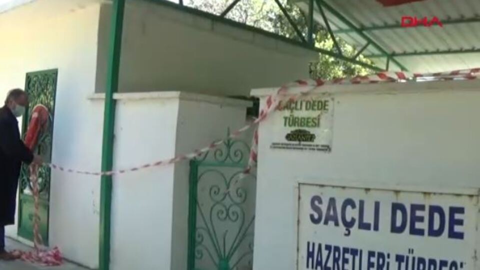 Türbelere korona önlemi!
