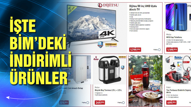 BİM 29 Nisan aktüel ürünler kataloğu