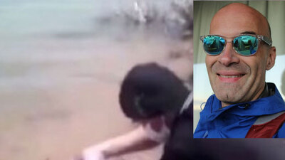 Gölete balık atan şüpheli Amerikalı bakın kim çıktı?