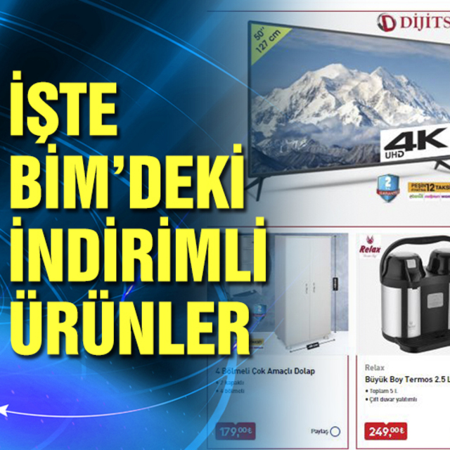 BİM 1 Mayıs aktüel ürünler kataloğu