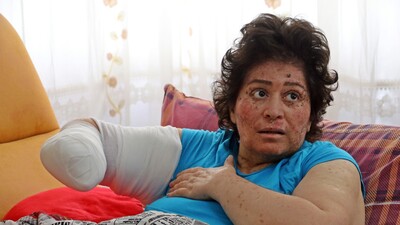 Gözyaşlarıyla yardım istedi